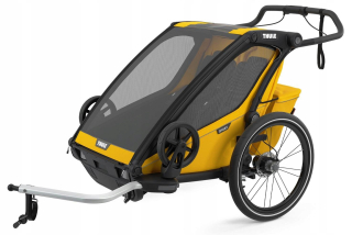 Detský príves na bicykel Thule Chariot Sport 2 Spectra Yellow